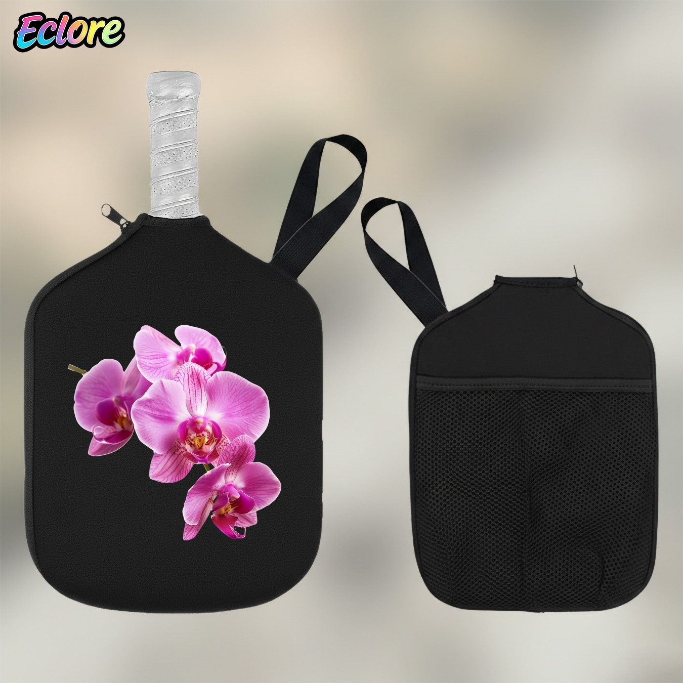 Pickleball Paddle - Pink Orchid Pickleball Paddle Bag -