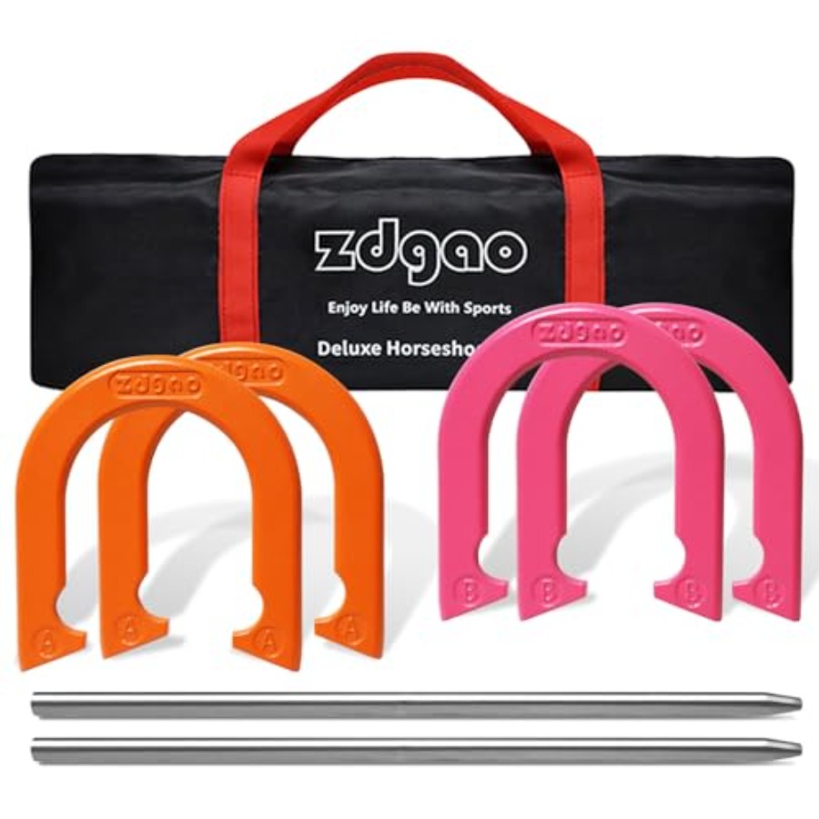 Horseshoe Game Set - Backyard and beach outdoor game set: