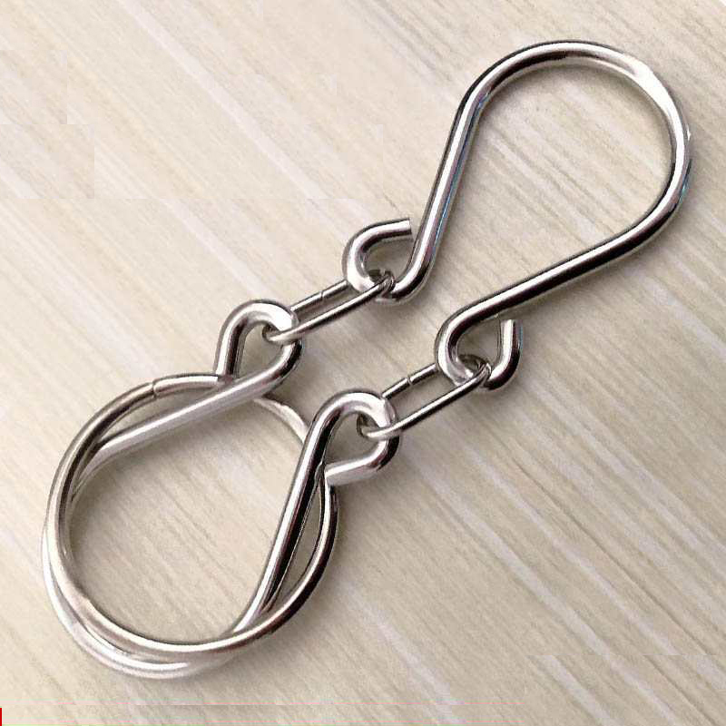 Horseshoe Game Set - Classic Horseshoe Lock Puzzle Ring Solution