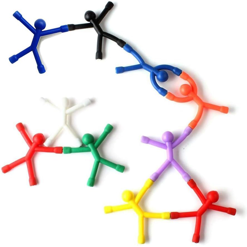 Sports Equipment Locker - Novelty Mini Humanoid Fridge Magnets Man
