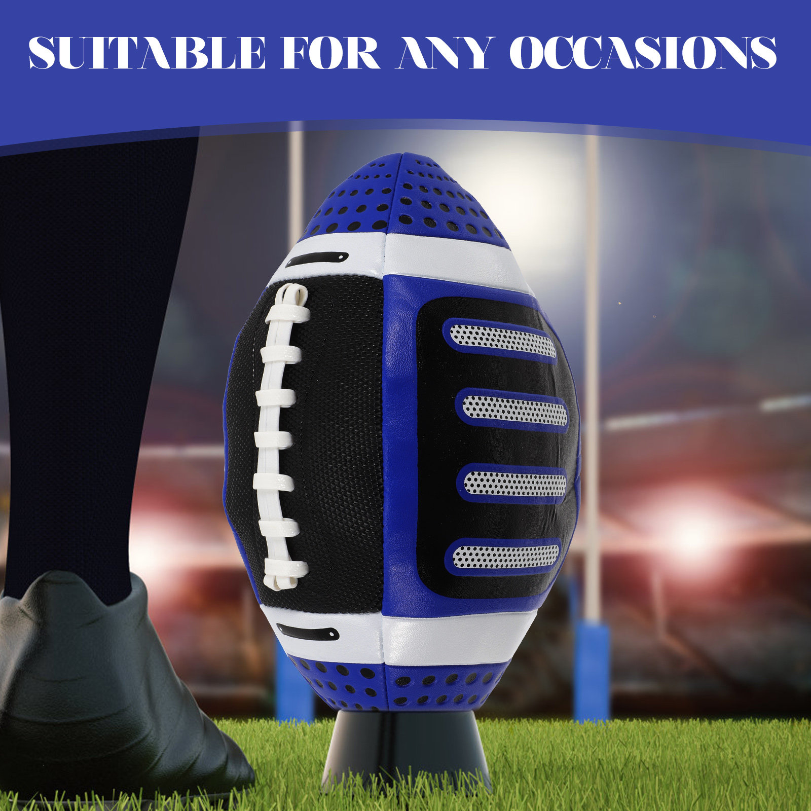 Rugby Training Ball - Kids Rugby Ball Children PU Professional
