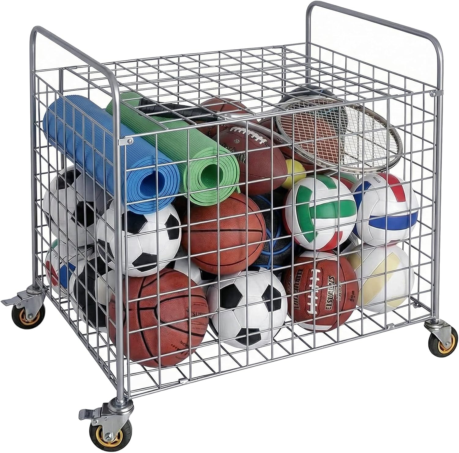 Sports Equipment Locker - Professional Gym Metal Multi Sports Ball