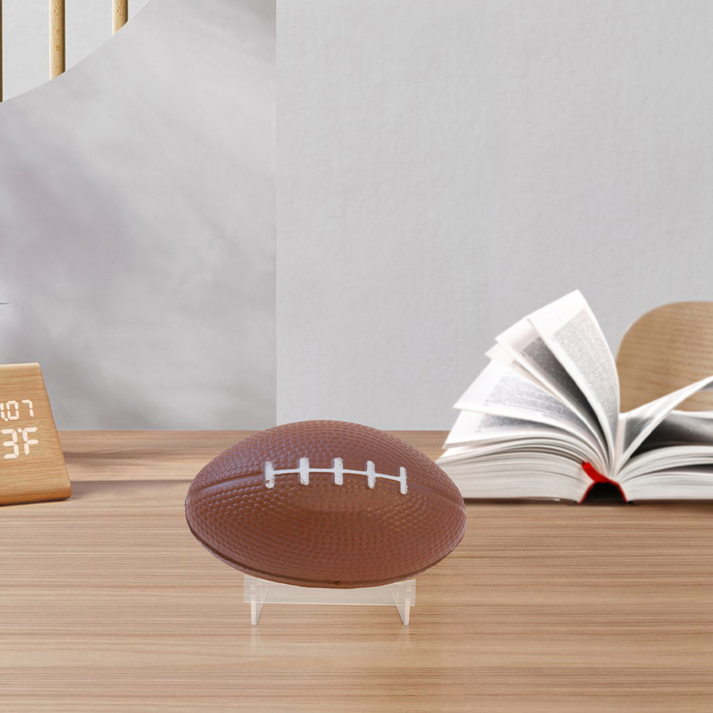 2Pcs Acrylic Football Stand Ho - Rugby Training Ball 评论和价格