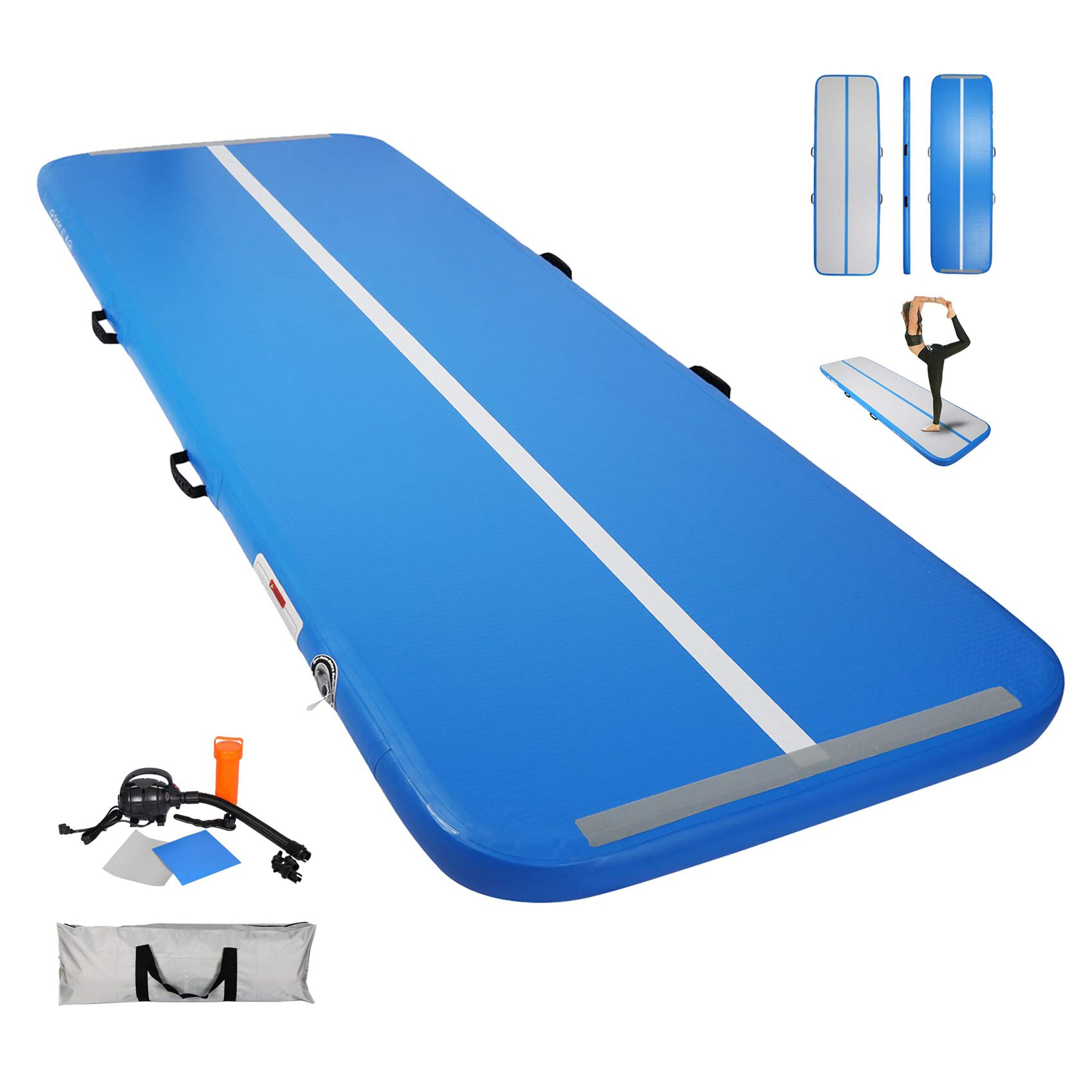 Inflatable air Track Gym Yoga  - Tumbling Air Track 评论和价格