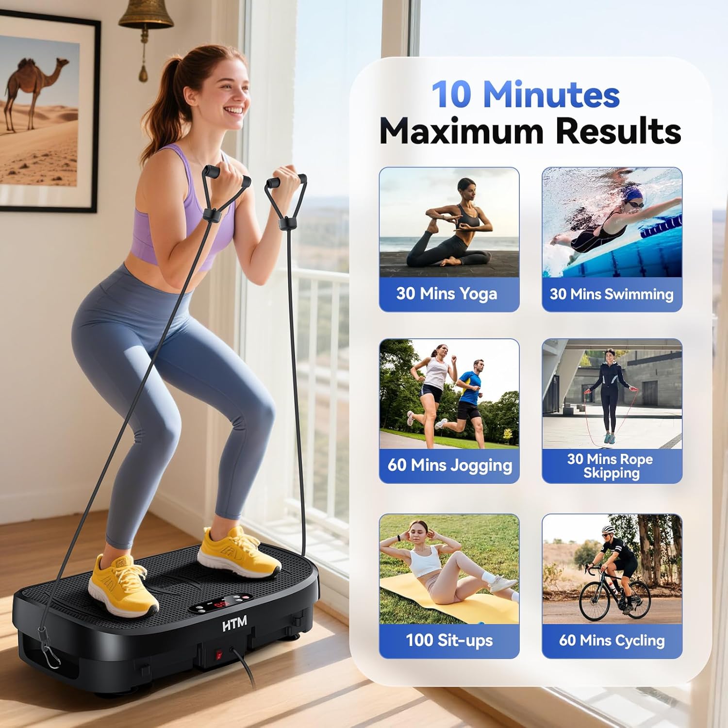 Vibration Plate Fat Burning Fi - Sports Equipment At Home 评论和价格