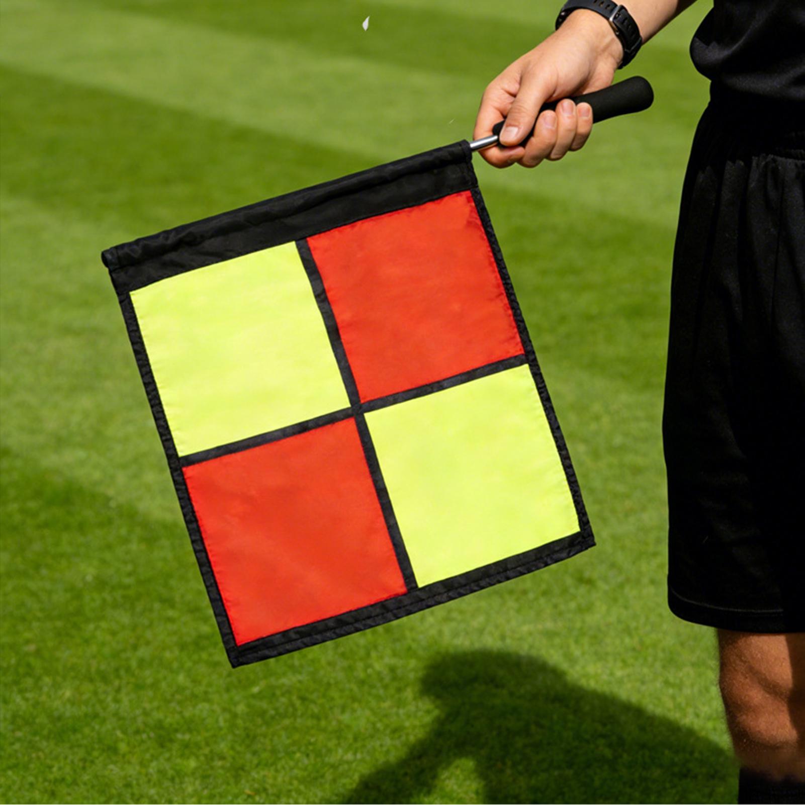 Soccer Referee Flags 2-Piece H - Sports Equipment Volleyball 评论和价格