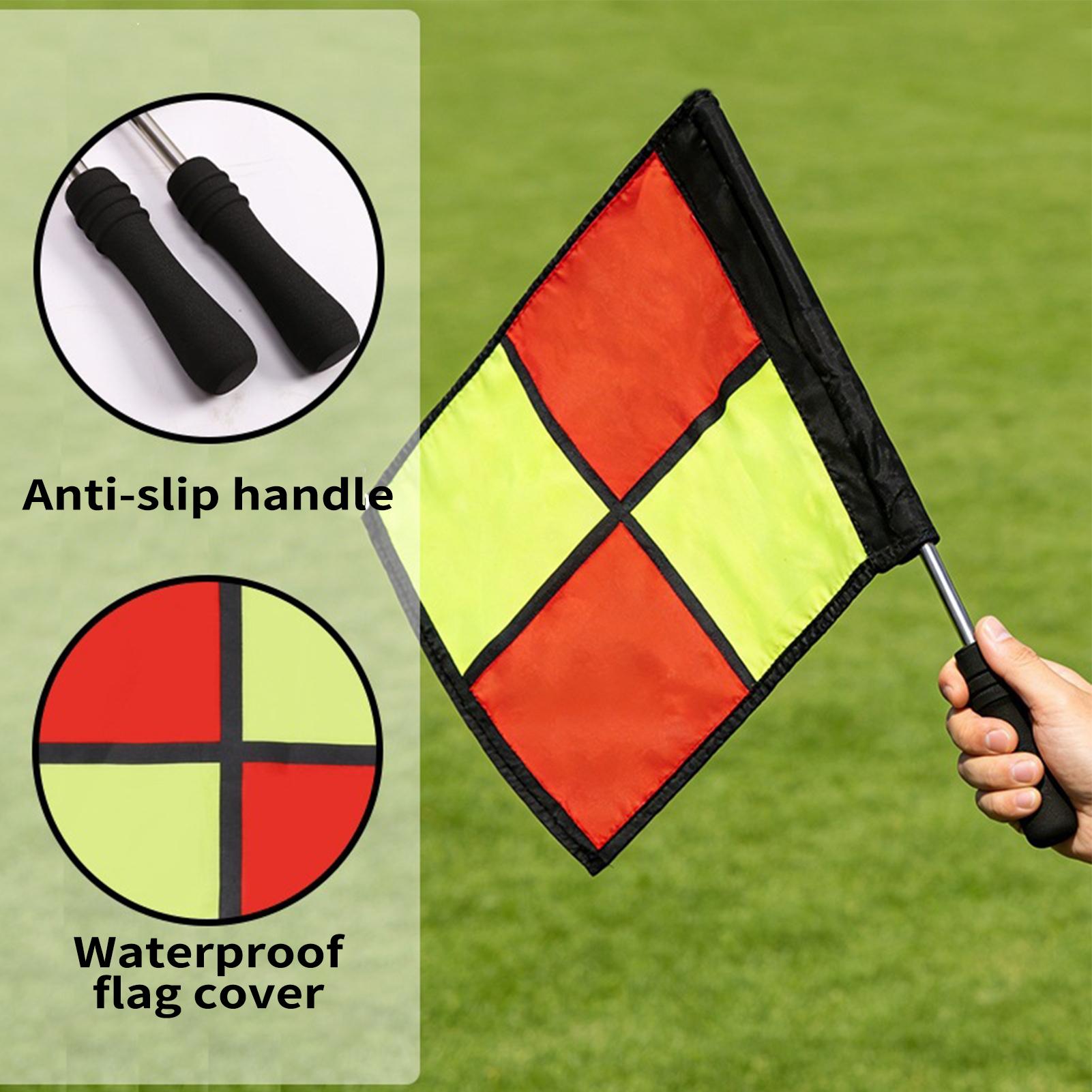 Soccer Referee Flags 2-Piece H - Sports Equipment Volleyball 评论和价格