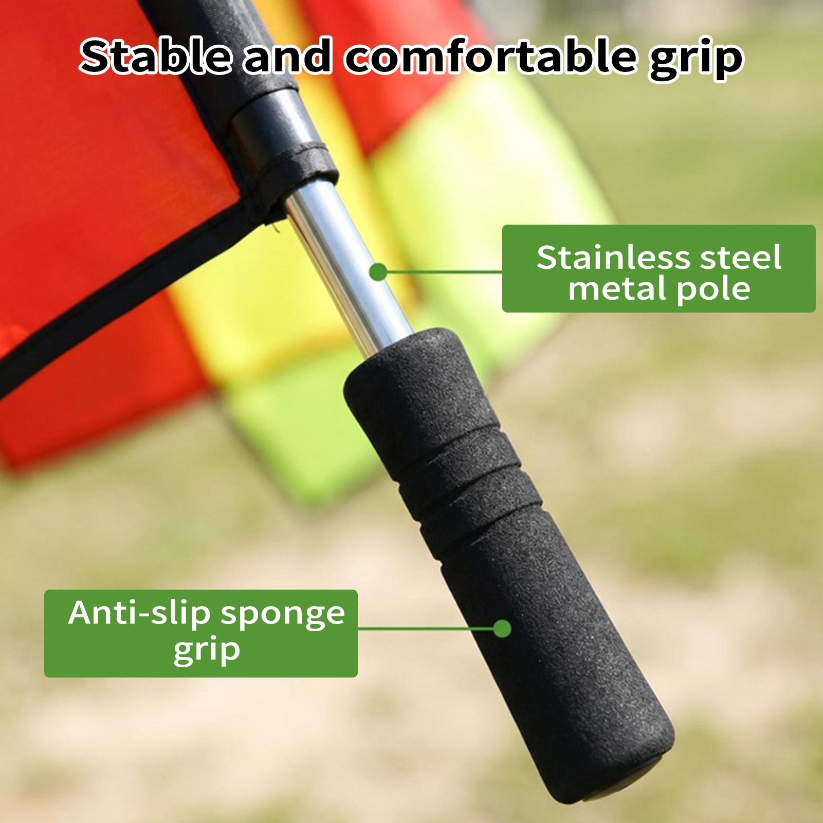 Soccer Referee Flags 2-Piece H - Sports Equipment Volleyball 评论和价格