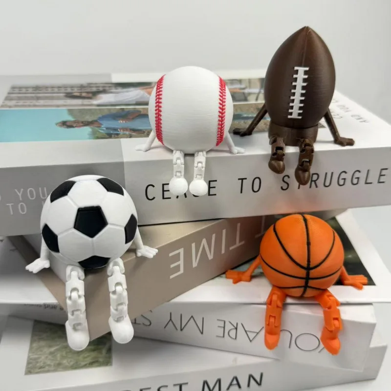3D Printed Soccer Rugby Orname - Rugby Training Ball 评论和价格