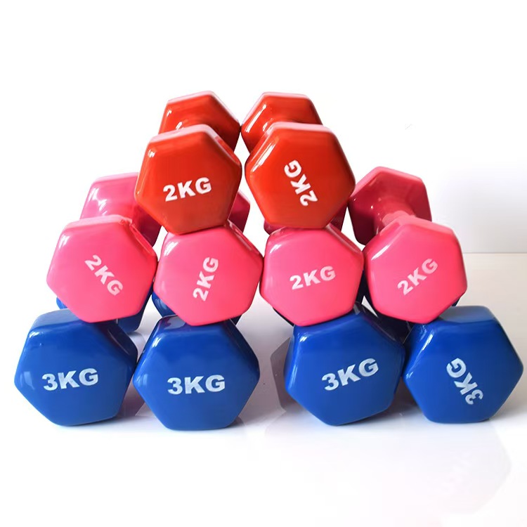 Women's Hexagonal Dumbbells, M - Sports Equipment At Home 评论和价格