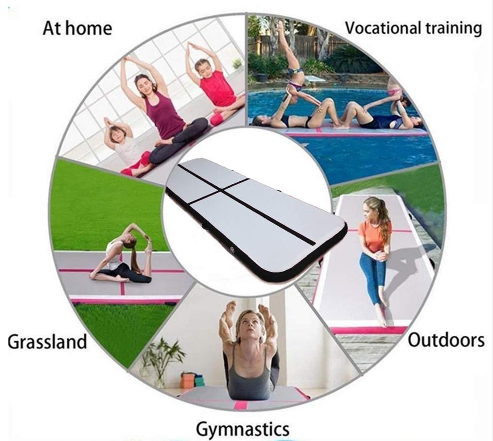 Gymnastics 5m Inflatable Air T - Tumbling Air Track 评论和价格