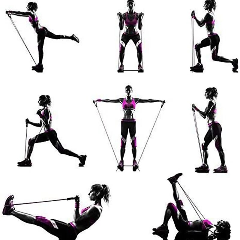 Resistance Bands With Handles, - Sports Equipment At Home 评论和价格