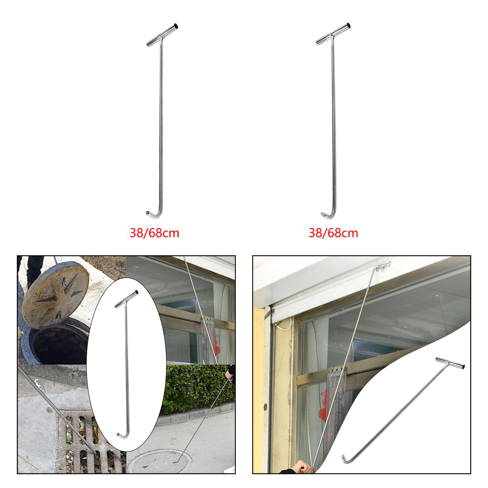 Manhole Hook Tool Well Lid Dra - Trampoline Spring Cover 评论和价格