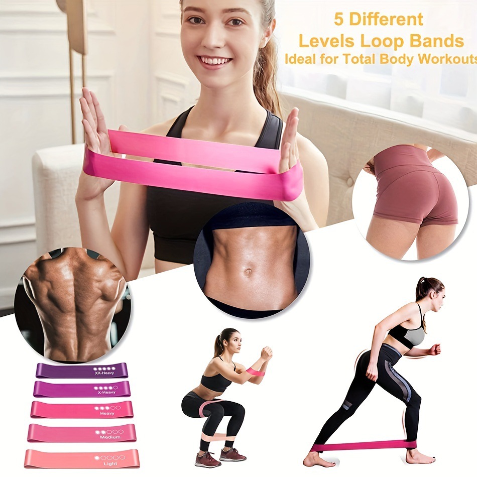 5-Piece Color Resistance Band  - Sports Equipment Supplies 评论和价格