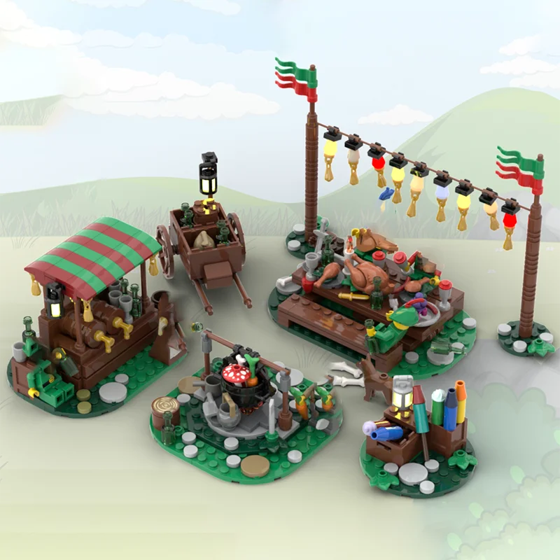 MOC Block Toy 500pcs festival  - Horseshoe Game Set 评论和价格