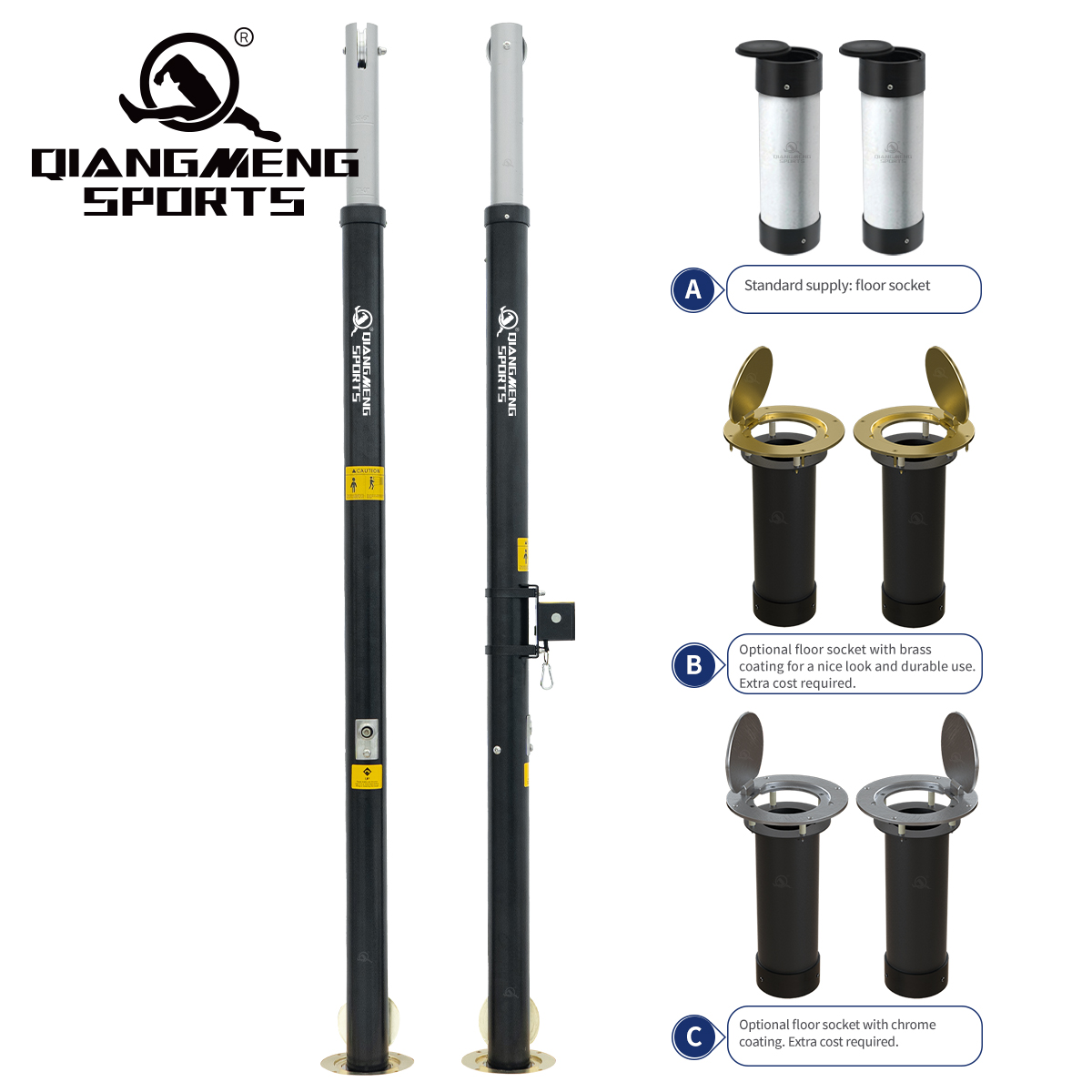 Volleyball Poles Easy to Insta - Sports Equipment Volleyball 评论和价格