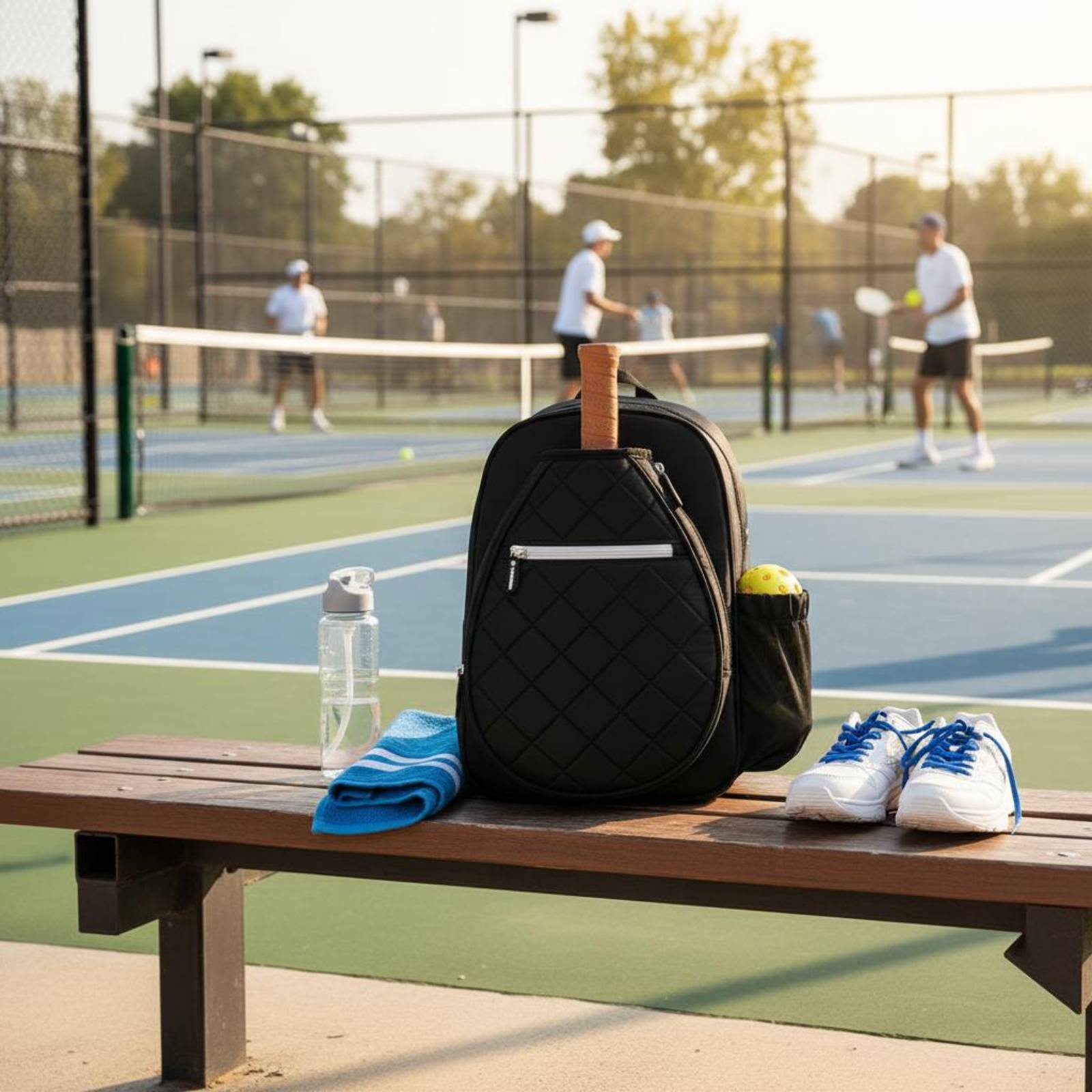Quilted Pickleball Backpack Li - Pickleball Paddle 评论和价格