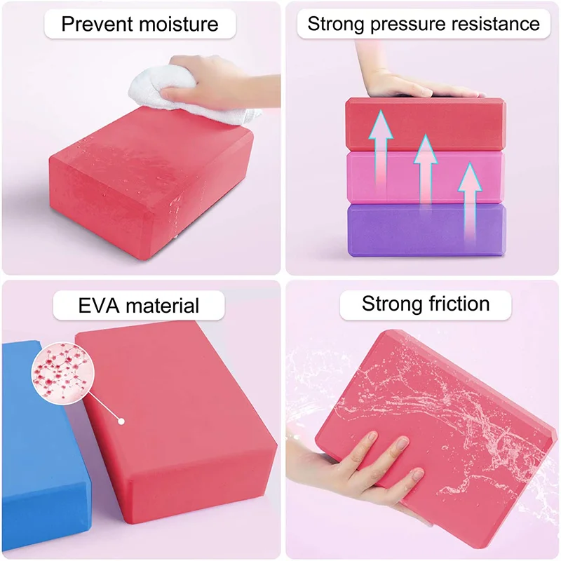 Yoga Building Blocks Cubes Pil - Sports Equipment Supplies 评论和价格